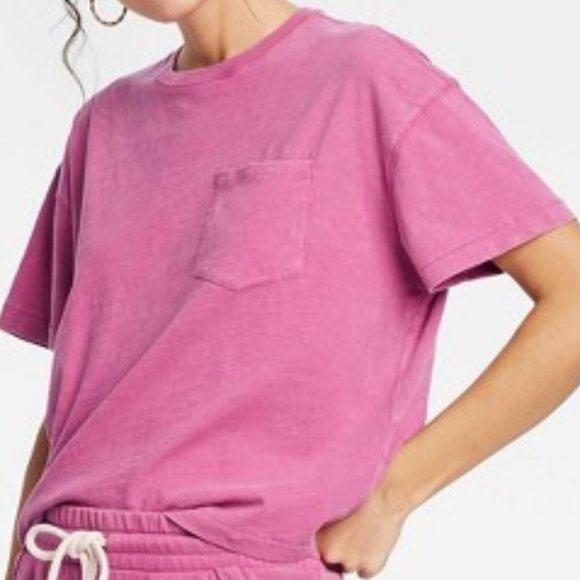 Universal Thread Short Sleeve Boxy T-Shirt Pink L - Picture 5 of 5